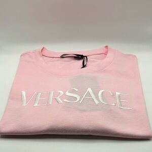 Versace Embroidered Short Sleeve Shirt